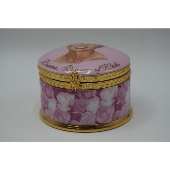 Princess Diana Music Box Candle In The Wind Trinket Porcelain Ardleigh Elliott - Picture 4 of 6